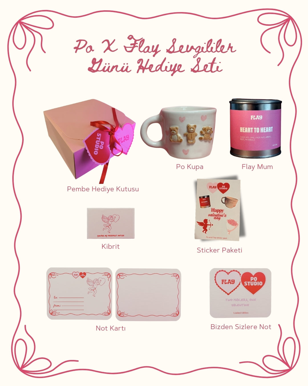 Po x Flay Sevgililer Günü Hediye Seti 💖