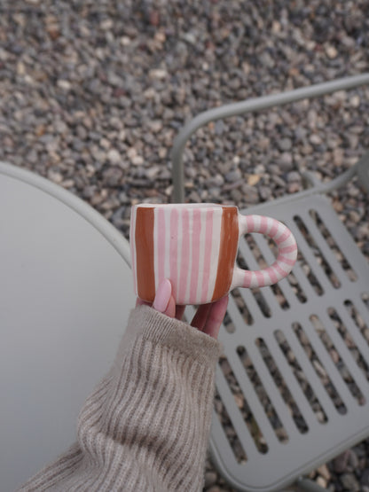 Çizgili Pijama Kupa - Ön Sipariş