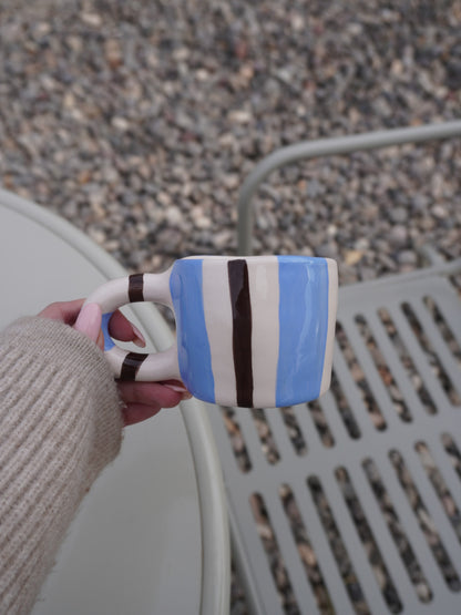 Çizgili Pijama Kupa - Ön Sipariş