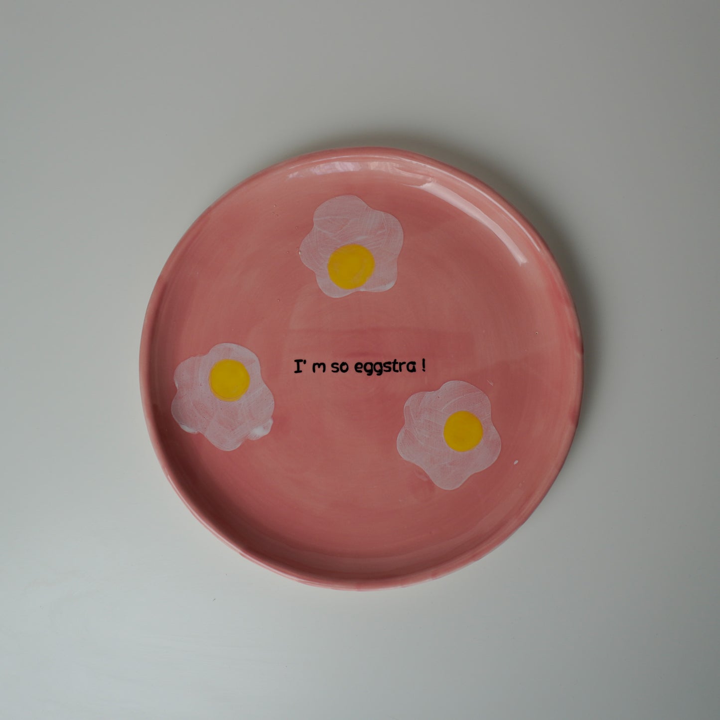 Seramik Eggstra! Servis / Kahvaltı Tabağı 🧸