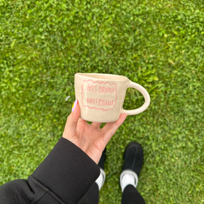 Seramik Kupa Less Drama More Pyjama